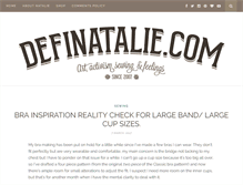 Tablet Screenshot of definatalie.com